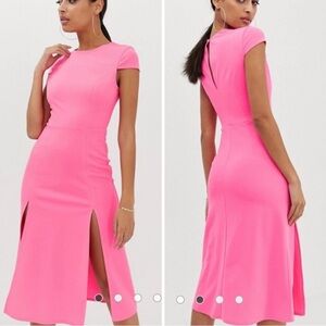 High Split Skater Dress